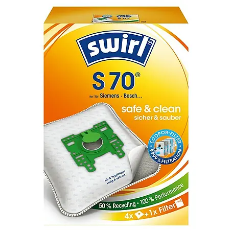 Swirl  Staubsaugerbeutel S 70 MicroPor®