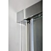 GME Mampara de ducha frontal corredera Trio frontal + lateral (L x An x Al: 70 x 140 x 195 cm, Acero, Espesor de vidrio: 6 mm) | BAUHAUS