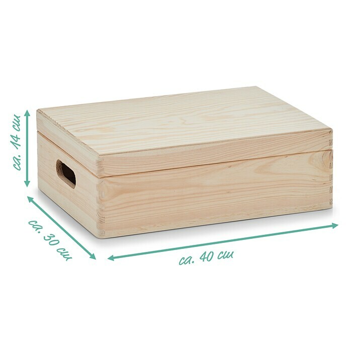 Zeller Present Holzkiste (L x B x H: 40 x 30 x 14 cm, Holz) | BAUHAUS