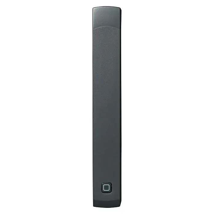 Homematic IP Fenster- & Türsensor HmIP-SWDO-A - Anthrazit, Batteriebetrieben, 102 x 15 x 20 mm - Dunkler, schlanker Lautsprecher mit einer quadratischen Taste am unteren Ende. Ideal für modernes Design & hochwertigen Klang.