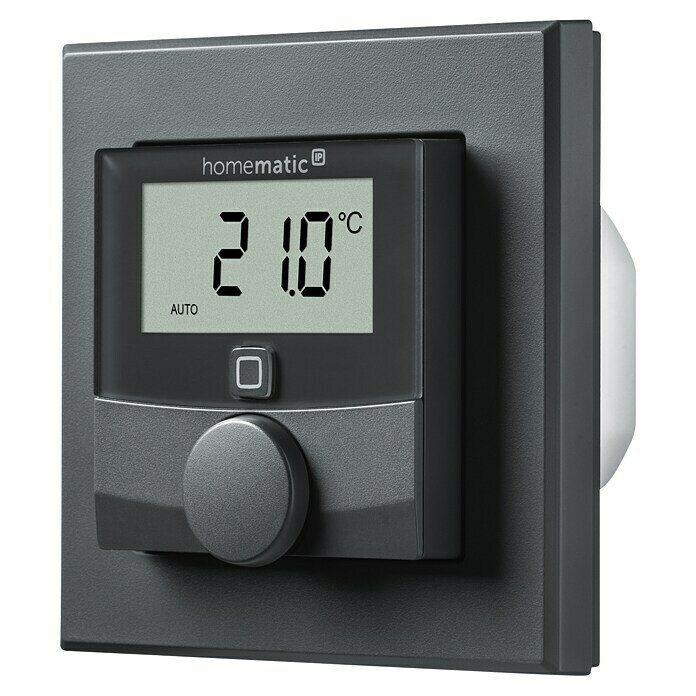 Homematic IP Funk-Raumthermostat HmIP-BWTH-A (Netzbetrieben, 230 V, 54 x 86 x 86 mm, Anthrazit) | BAUHAUS