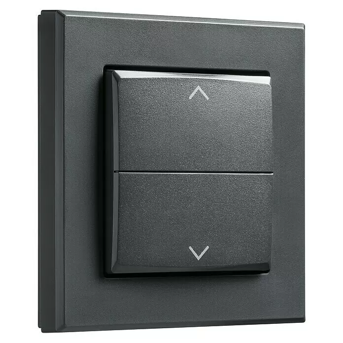 Homematic IP Taster Wippe HmIP-BRA-AMit Pfeilen, Anthrazit, 16 x 86 x 86 mm