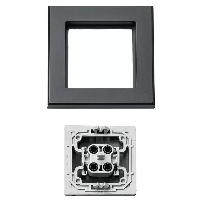 Homematic IP Taster Wippe HmIP-BRA-AMit Pfeilen, Anthrazit, 16 x 86 x 86 mm
