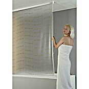Eco-Dur Duschrollo deluxe (134 x 240 cm, Shower, Lemon/Silber)