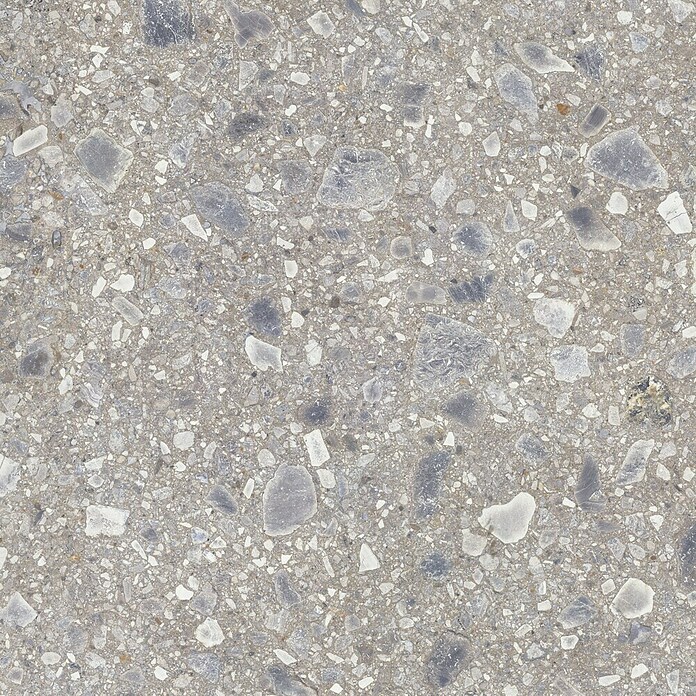 Feinsteinzeugfliese Terrazzo Ceppo (119,7 x 119,7 cm, Silber, Matt) | BAUHAUS