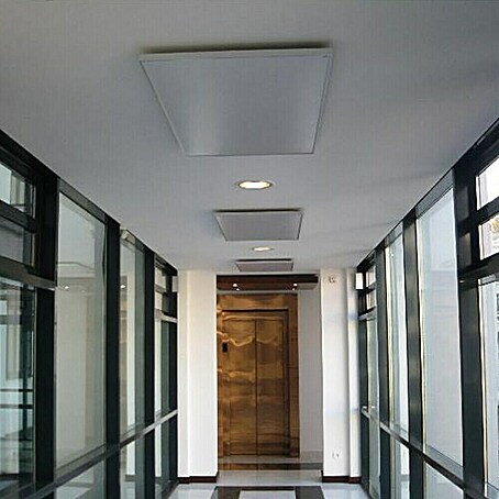 Ximax Infrarotheizkörper (600 x 600 mm, 350 W, Deckenmontage, Weiß)