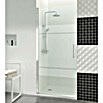 GME Mampara de ducha frontal Open Combi A (70 x 195 cm, Vidrio serigrafiado, Plata brillo) | BAUHAUS