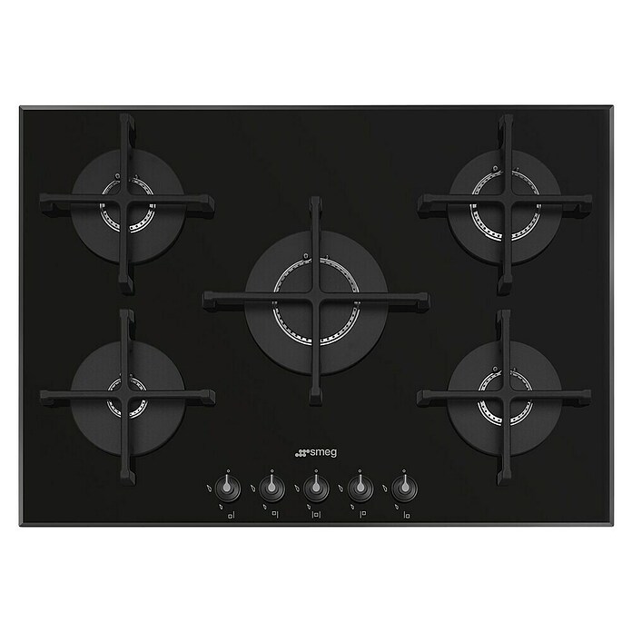 Smeg Placa de cocción de cristal PV175B3 (Número de fogones estándar: 5 ud., Vidrio) | BAUHAUS
