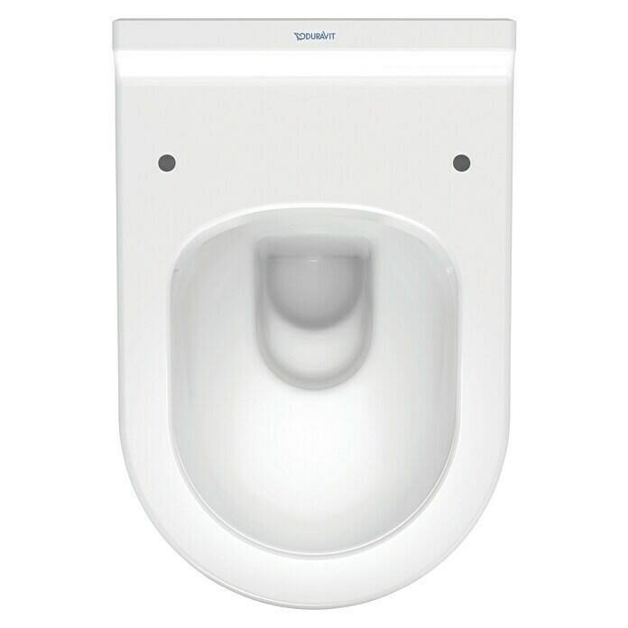 Duravit Starck 3 Spülrandloses Wand-WC (Ohne WC-Sitz, Ohne Beschichtung, Tiefspüler, Weiß)