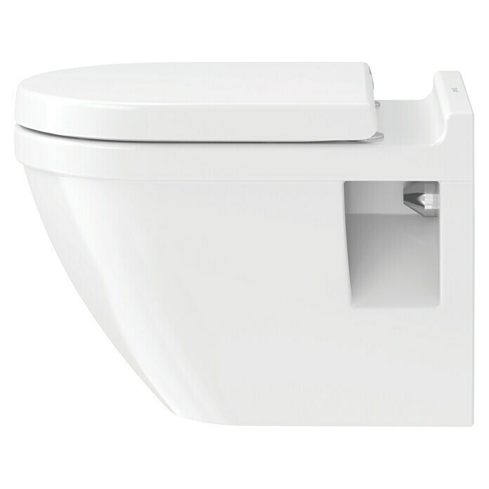 Duravit Starck 3 Wand-WC (Ohne WC-Sitz, Ohne Beschichtung, Tiefspüler, Weiß)