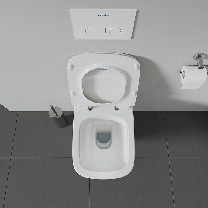 Duravit DuraStyle Spülrandloses Wand-WC (Ohne Beschichtung, Tiefspüler, Montageeigenschaft: Verdeckt, Weiß)