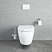 Duravit ME by Starck Spülrandloses Wand-WC-Set (Mit WC-Sitz, Tiefspüler, Weiß)