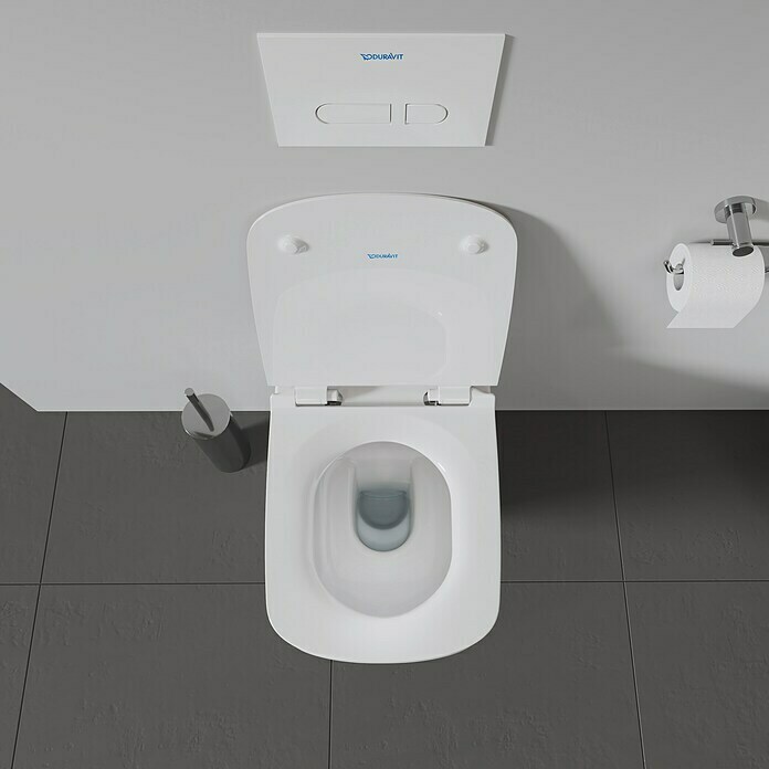 Duravit DuraStyle Spülrandloses Wand-WC (Ohne Beschichtung, Tiefspüler, Montageeigenschaft: Verdeckt, Weiß)