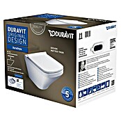 Duravit DuraStyle Spülrandloses Wand-WC-Set (Mit WC-Sitz, Tiefspüler, Weiß)