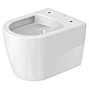 Duravit ME by Starck Spülrandloses Wand-WC Compact (Ohne WC-Sitz, Ohne Beschichtung, Tiefspüler, Weiß)