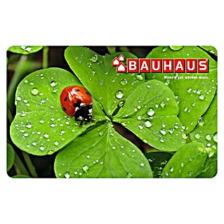 Gutscheinkarte (Zum Selbstausdruck, Individueller Betrag, Kleeblatt)