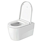 Duravit ME by Starck Spülrandloses Wand-WC (Ohne WC-Sitz, Ohne Beschichtung, Tiefspüler, Weiß)