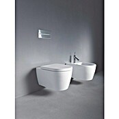 Duravit ME by Starck Spülrandloses Wand-WC-Set (Mit WC-Sitz, Tiefspüler, Weiß)