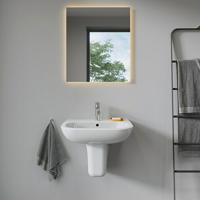 Duravit D-Code Waschtisch (46 x 60 cm, Keramik, Weiß)