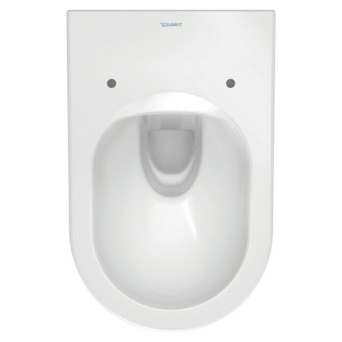 Duravit ME by Starck Spülrandloses Wand-WC (Ohne WC-Sitz, Ohne Beschichtung, Tiefspüler, Weiß)