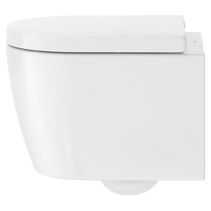 Duravit ME by Starck Spülrandloses Wand-WC Compact (Ohne WC-Sitz, Ohne Beschichtung, Tiefspüler, Weiß)