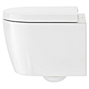 Duravit ME by Starck Spülrandloses Wand-WC Compact (Ohne WC-Sitz, Ohne Beschichtung, Tiefspüler, Weiß)