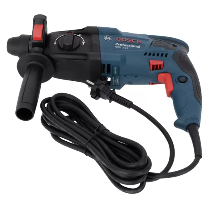 Bosch Professional Kombihammer GBH 2-21 - 720 W, 2 J, SDS-Plus-Aufnahme, Inkl. 3 x SDS-Plus Bohrer und Koffer
