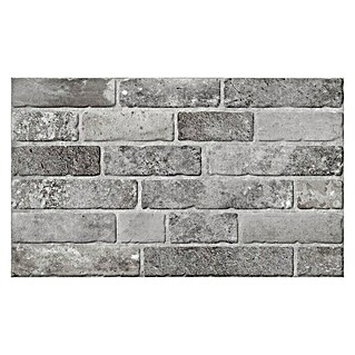 Revestimiento de pared Brickwork (55 x 33 cm, Gris, Mate)