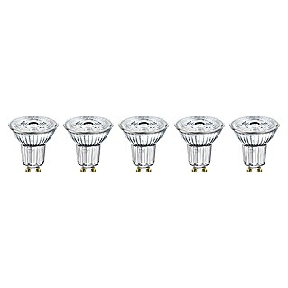 Osram LED-Leuchtmittel-Set Parathom DIM PAR16 (GU10, 4,5 W, 350 lm, Warmweiß, 5 Stk.)
