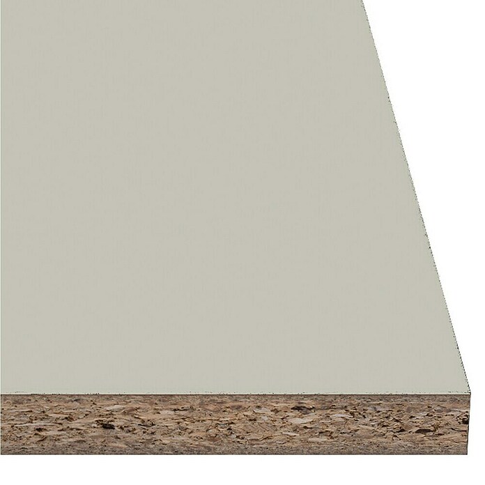 Tablero de melamina Light Grey (Gris, 244 cm x 122 cm x 10 mm) | BAUHAUS