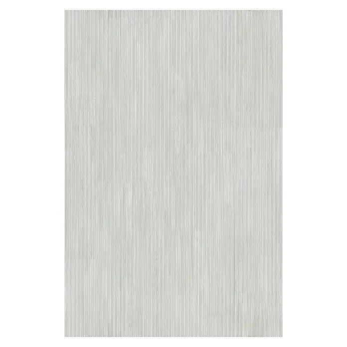 Tablero de melamina Alcatraz - Blanco, 244 cm x 122 cm x 16 mm - Fondo de tela a rayas con finas líneas verticales. Ideal para diseños elegantes y minimalistas con una textura sutil.