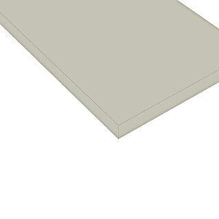 Tablero de melamina Light Grey (Gris, 60 cm x 30 cm x 16 mm, Protección de bordes: 4 lados)