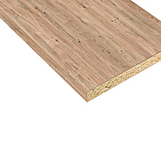 Tablero de melamina Salvaje Mediterráneo (Roble claro, 244 cm x 60 cm x 16 mm)