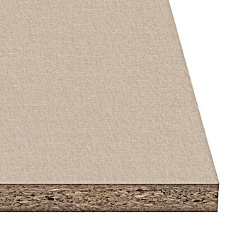 Tablero de melamina Moleskin (Beige, 80 cm x 40 cm x 16 mm)