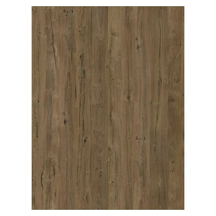 Tablero de melamina Salvaje Estepa - Roble, 244 cm x 60 cm x 16 mm - Primer plano de una superficie de madera rústica con textura de madera clara y colores naturales.