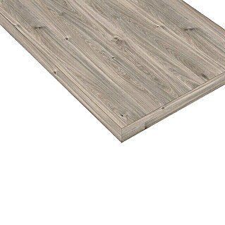 Tablero de melamina Greige Castello (Roble gris, 8 cm x 40 cm x 16 mm)