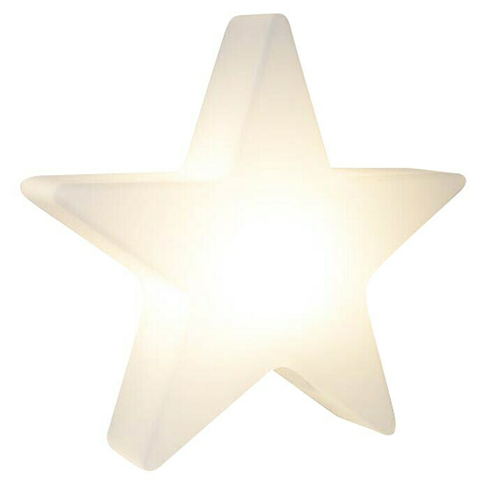 8 Seasons Design Shining Leuchtstern Star (Weiß, Durchmesser: 60 cm, Polyethylen, 9 W)