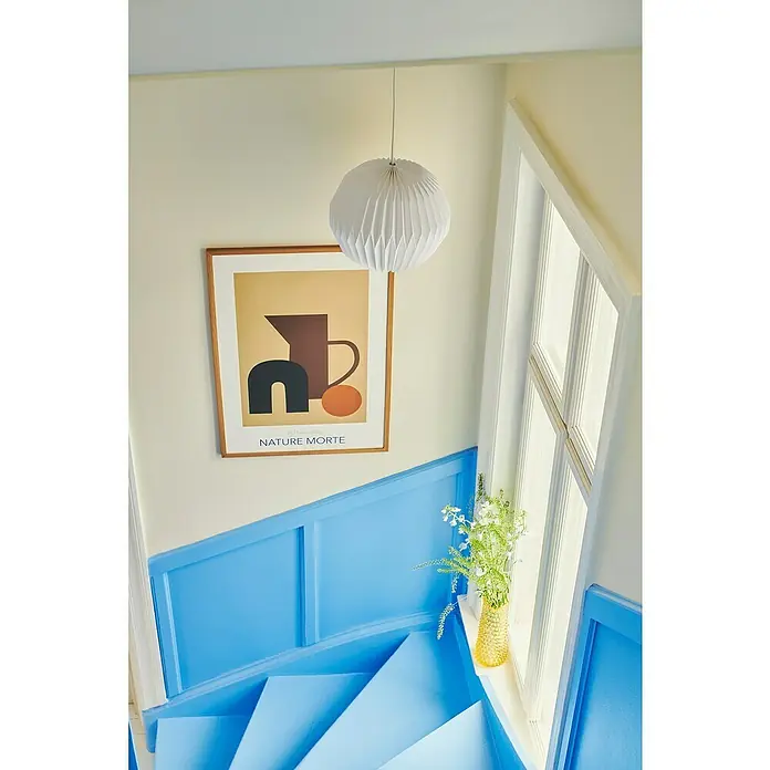 Nordlux Lampenschirm BELLOY - L x B x H: 30 x 30 x 26 cm, Weiß, 30 cm - Einzigartige Pendelleuchte mit plissiertem Design, die eine moderne und stilvolle Note in jeden Raum bringt. Ideal für Flur oder Treppenhaus.