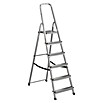 Krause Corda Stojeće ljestve  (Radna visina: 3,2 m, Broj stuba: 6 Kom., Opteretivost: 150 kg, Aluminij) | BAUHAUS
