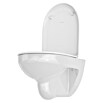 Geberit Renova Nr. 1 Spülrandloses Wand-WC-Set (Mit WC-Sitz, Tiefspüler, Weiß)