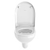 Geberit Renova Nr. 1 Spülrandloses Wand-WC-Set (Mit WC-Sitz, Tiefspüler, Weiß)