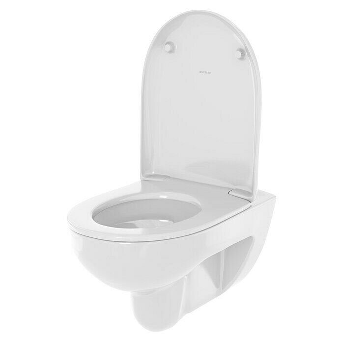 Geberit Renova Nr. 1 Zidna WC školjka bez daske sa automatskim ispiranjem (S daskom za WC, Dubinsko ispiranje, Bijelo)