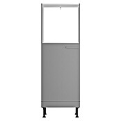 Optifit Midischrank Optikomfort Mats825 (L x B x H: 58,1 x 60 x 176,6 cm, Basaltgrau, Platz Einbaubackofen und Kühlschrank) | BAUHAUS