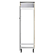 Optifit Geräteumbauschrank Optikomfort Linus984 (L x B x H: 58,1 x 60 x 211,8 cm, Glanz Lack Anthrazit, Für integrierbare Kühl-Gefrierkombination) | BAUHAUS