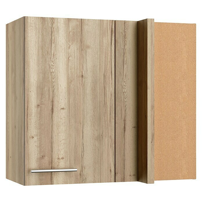 Optifit Eck-Hängeschrank Erik290 (L x B x H: 34,6 x 85 x 70,4 cm, Nachbildung Wildeiche) | BAUHAUS