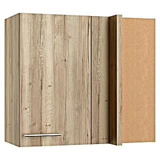 Optifit Eck-Hängeschrank Erik290 (L x B x H: 34,6 x 85 x 70,4 cm, Nachbildung Wildeiche)