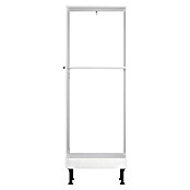 Optifit Midischrank Optikomfort Arvid 986 (L x B x H: 58,1 x 60 x 176,6 cm, Glanz Lack Weiß, Für Einbaubackofen und integrierbaren Kühlschrank) | BAUHAUS