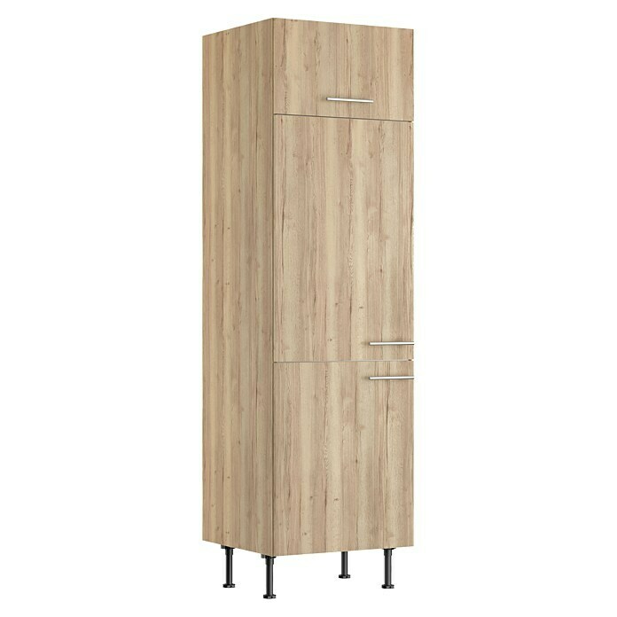 Optifit Demi-Geräteumbauschrank Erik290 (L x B x H: 58,1 x 60 x 211,8 cm, Nachbildung Wildeiche, Für integrierbaren Kühlschrank) | BAUHAUS