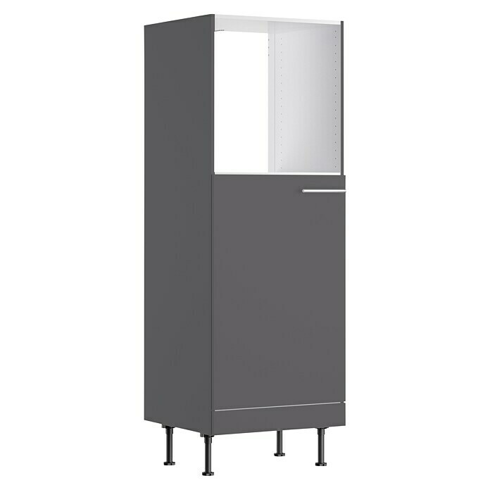 Optifit Küchenzeile OPTIkoncept Ingvar420 Typ 4 (Breite: 270 cm, Anthrazit,  Mit Elektrogeräten) | BAUHAUS