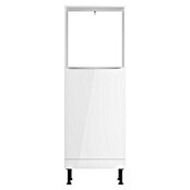 Optifit Midischrank Optikomfort Arvid 986 (L x B x H: 58,1 x 60 x 176,6 cm, Glanz Lack Weiß, Für Einbaubackofen und integrierbaren Kühlschrank) | BAUHAUS